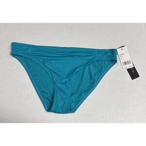 La Blanca Island Goddess Hipster Bottom Bikini Swim Size 10 Turquoise Beach Pool